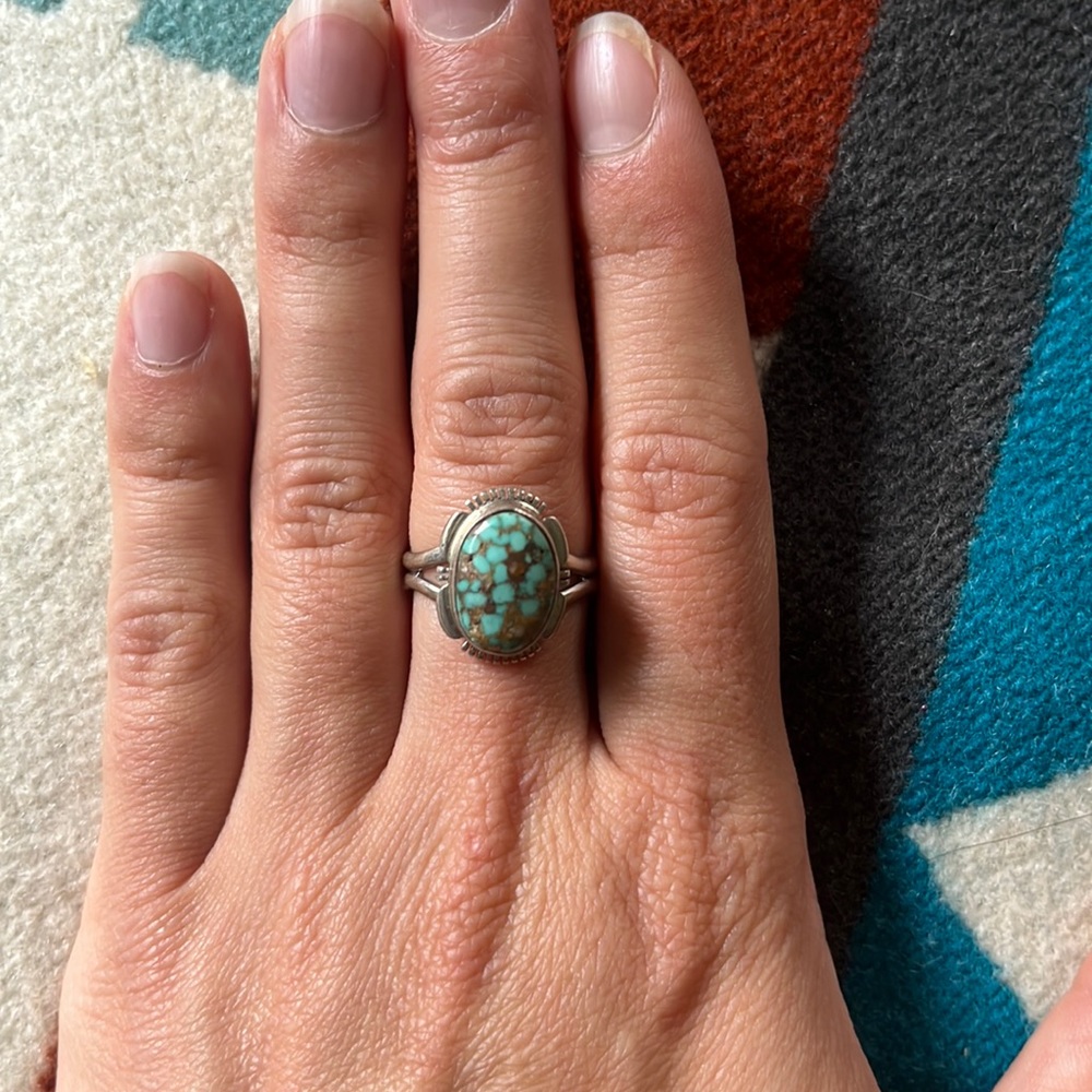 Small turquoise ring